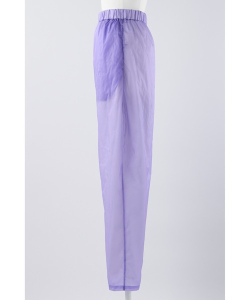 ENFOLD（エンフォルド）の「シースルータフタ Sheered TR（その他パンツ・レディース・ホワイト/ライトパープル・38/36）」の12枚目の写真