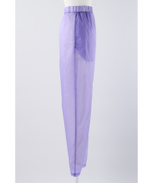 ENFOLD（エンフォルド）の「シースルータフタ Sheered TR（その他パンツ・レディース・ホワイト/ライトパープル・38/36）」の14枚目の写真