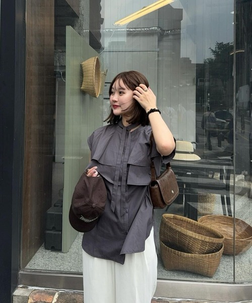model：H165 着用サイズ：FREE
