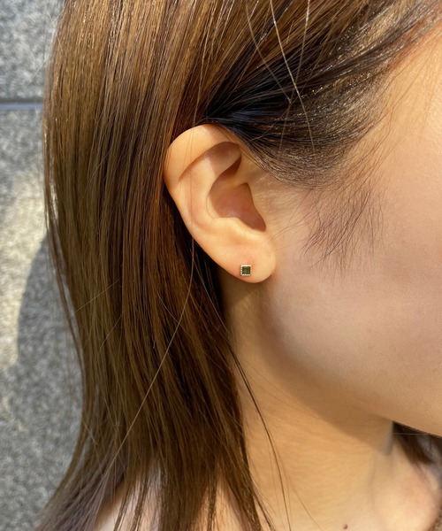 あるじゃん ピアス 片耳用 SILVER925 エッジフックピアス（ピアス（片耳用））｜TEN.（テン