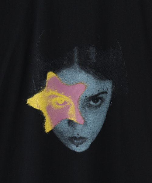 BAYCREW'S DEPO(ベイクルーズデポ)の「【LUKE VICIOUS / ルークヴィシャス】LUNA GAZE(Tシャツ/カットソー・メンズ・ブラック・FREE)」の8枚目の写真