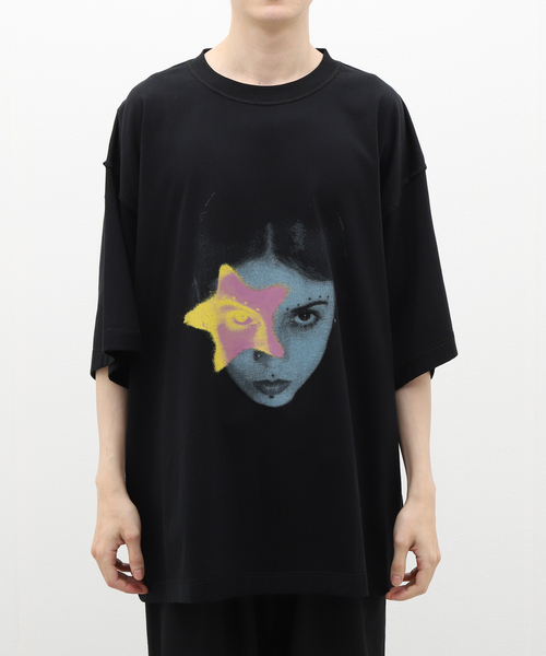 BAYCREW'S DEPO(ベイクルーズデポ)の「【LUKE VICIOUS / ルークヴィシャス】LUNA GAZE(Tシャツ/カットソー・メンズ・ブラック・FREE)」の4枚目の写真