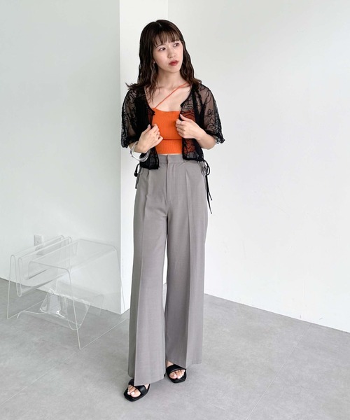 archives（アルシーヴ）の「刺繍チュールバルーンブラウス（シャツ/ブラウス・レディース・ブラック/ブラウン/アイボリー・MEDIUM）」の6枚目の写真