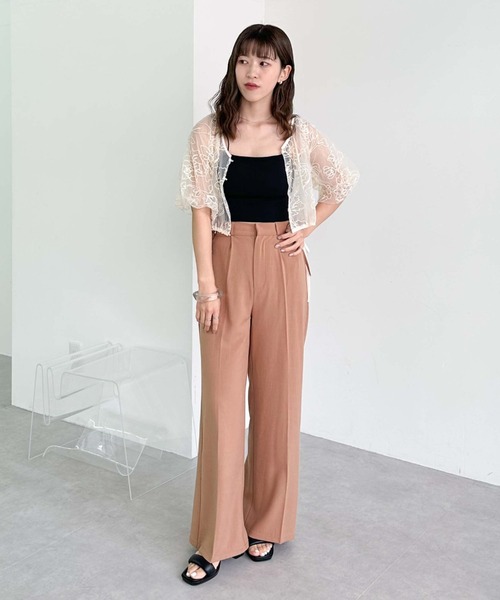 archives（アルシーヴ）の「刺繍チュールバルーンブラウス（シャツ/ブラウス・レディース・ブラック/ブラウン/アイボリー・MEDIUM）」の14枚目の写真