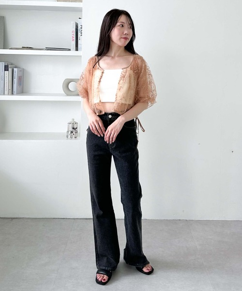 archives（アルシーヴ）の「刺繍チュールバルーンブラウス（シャツ/ブラウス・レディース・ブラック/ブラウン/アイボリー・MEDIUM）」の22枚目の写真