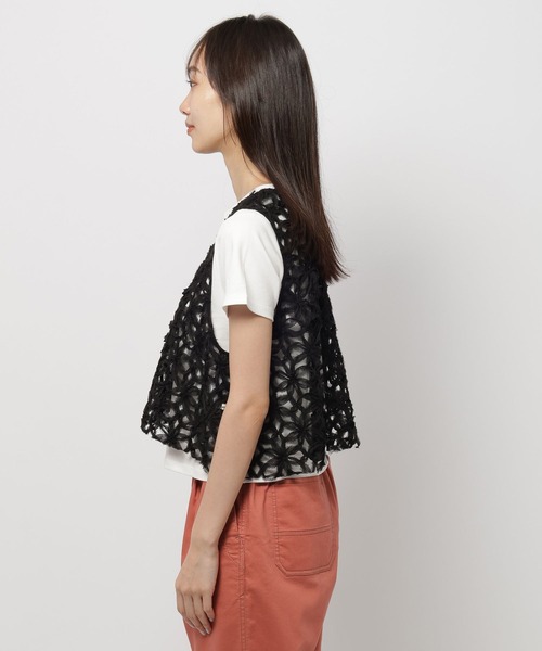 niko and...（ニコアンド）の「フラワーシフォンプルオーバー（その他トップス・レディース・アイボリー/ブラック/グレー・FREE）」の15枚目の写真