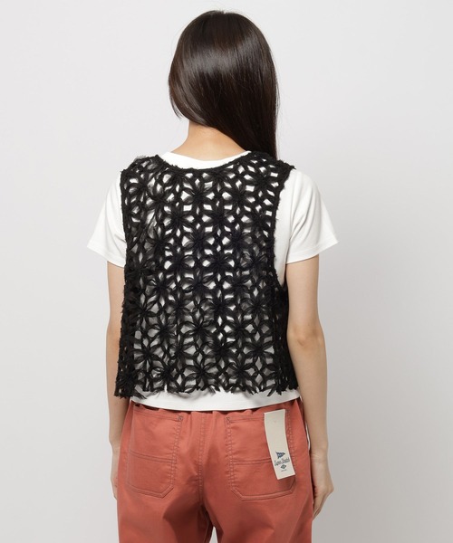 niko and...（ニコアンド）の「フラワーシフォンプルオーバー（その他トップス・レディース・アイボリー/ブラック/グレー・FREE）」の16枚目の写真