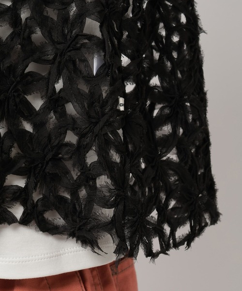 niko and...（ニコアンド）の「フラワーシフォンプルオーバー（その他トップス・レディース・アイボリー/ブラック/グレー・FREE）」の20枚目の写真