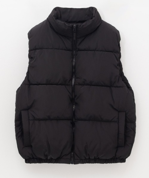 中綿 キルト ボリューム ベスト 限定展開 中綿キルト ボリューム フーディー ベスト（ダウン
