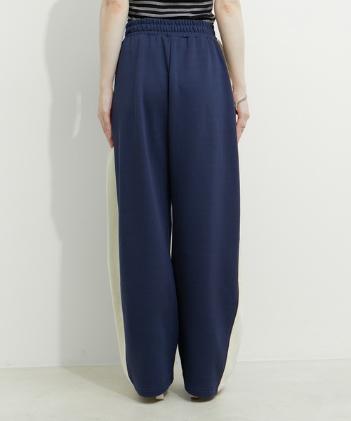 le cercle ADAM ET ROPE'(ルセルクルアダムエロペ)の「【セットアップ対応】スウェットカーブパンツ(スウェットパンツ・レディース・イエロー/ブラック/ブルー系その他2・FREE)」の14枚目の写真