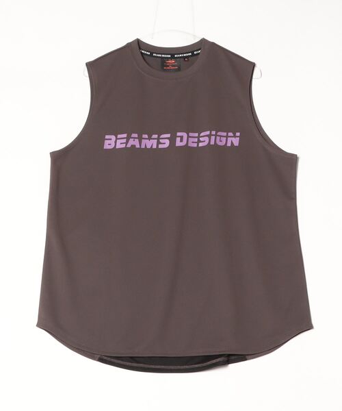 TIGORA by BEAMS DESIGN(ティゴラバイビームスデザイン)の「ティゴラ ビームス TIGORA BEAMS ノースリーブTシャツ(Tシャツ/カットソー・メンズ・ブラウン・S/M/L/LL)」の1枚目の写真