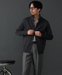 ZANONE（ザノーネ）の「ZANONE / CHIOTO 5ゲージ スタンドカラー カーディガン（カーディガン/ボレロ）」