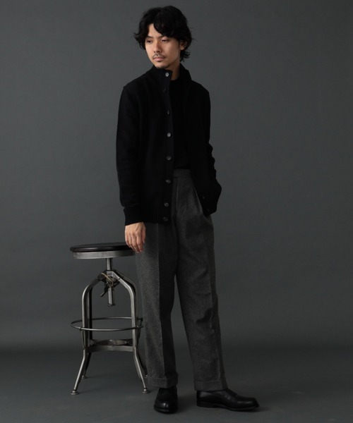 ZANONE / CHIOTO 5ゲージ スタンドカラー カーディガン（カーディガン