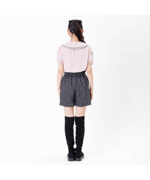 algy(アルジー)の「ツイードショーパン(その他パンツ・キッズ・ピンク/オフホワイト/ブラック・XX-SMALL/X-SMALL/MEDIUM/SMALL)」の20枚目の写真