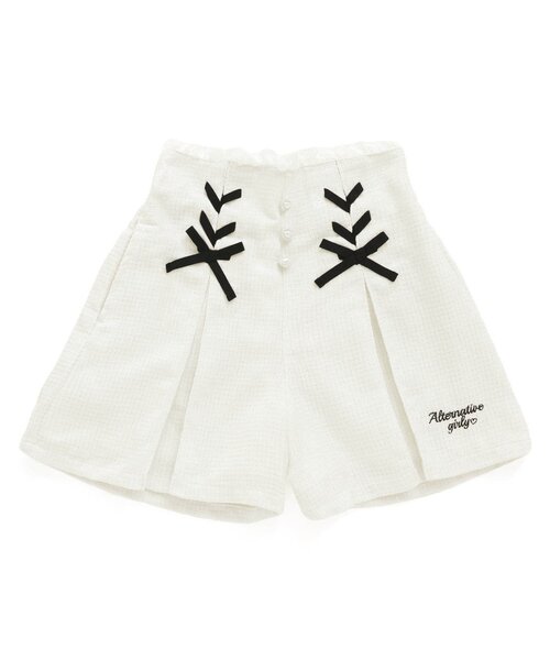 algy(アルジー)の「ツイードショーパン(その他パンツ・キッズ・ピンク/オフホワイト/ブラック・XX-SMALL/X-SMALL/MEDIUM/SMALL)」の11枚目の写真