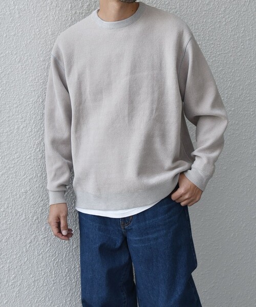 【セール】【WEB限定】SHIPS any: 〈手洗い可能〉モールヤーン クルーネック ニット◇(ニット/セーター)|SHIPS any(シップス エニィ)