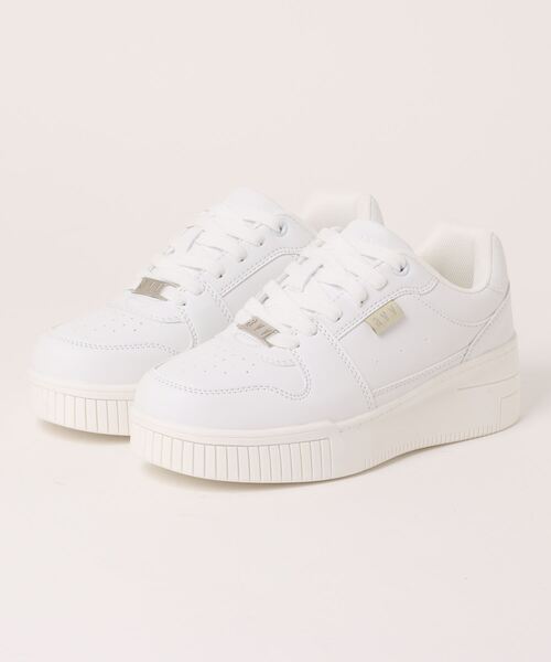 TSURUYA(ツルヤ)の「《a.v.v》アツゾコヒモ AVV-3006(スニーカー・レディース・ホワイト/ブラック/ブルー系その他/ブラック系その他・23.0cm/24.5cm/23.5cm/24.0cm/22.5cm)」の2枚目の写真