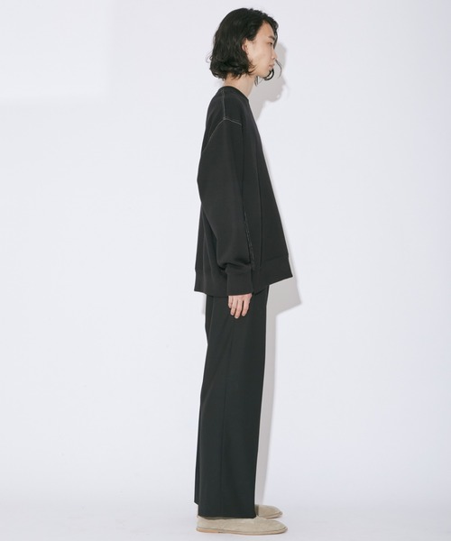 beautiful people(ビューティフルピープル)の「spain pima Wface parakeet pullover(スウェット・レディース・ブラック/アイボリー・40/38/36)」の11枚目の写真