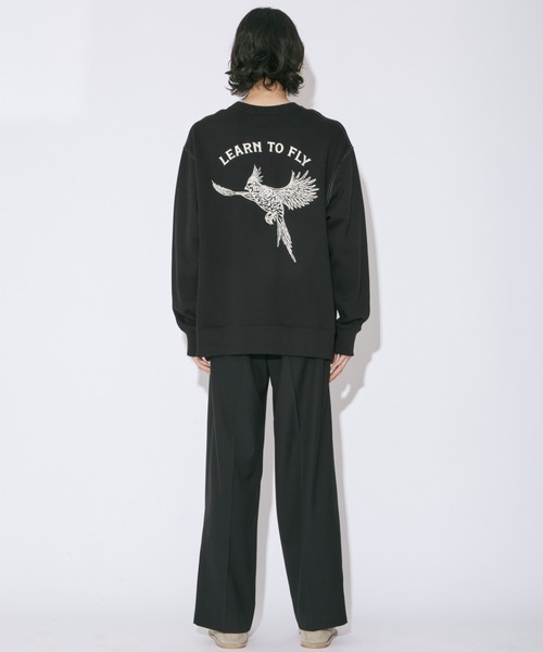 beautiful people(ビューティフルピープル)の「spain pima Wface parakeet pullover(スウェット・レディース・ブラック/アイボリー・40/38/36)」の12枚目の写真
