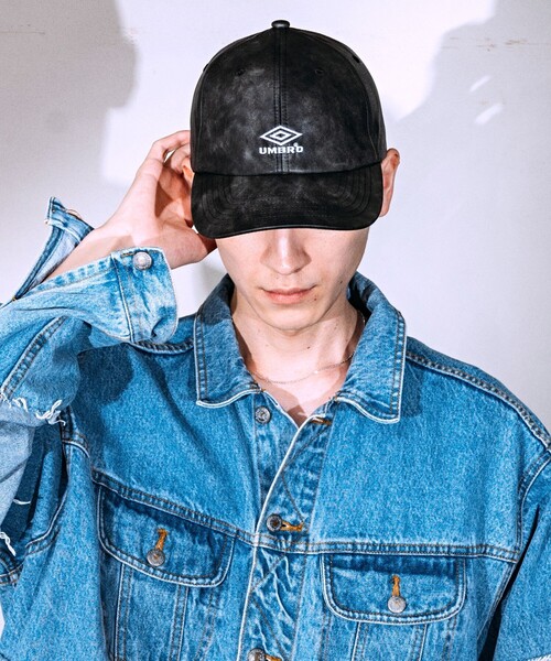 UMBRO（アンブロ）の「UMBRO/アンブロ SP PU LOGO CAP/別注 刺繍ロゴ キャップ（キャップ・メンズ・ブラウン/ブラック/ダークブラウン・ﾌﾘ-）」の17枚目の写真