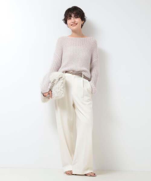 NOLLEY’S（ノーリーズ）の「フェイクファーワンショルダーバッグ（ショルダーバッグ・レディース・オフホワイト/グレー・FREE）」の13枚目の写真