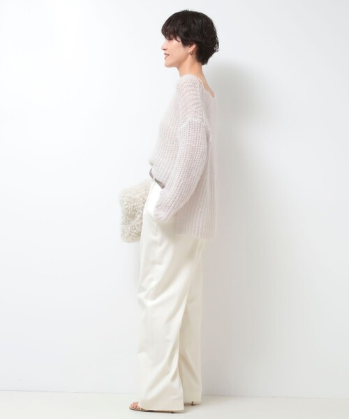 NOLLEY’S（ノーリーズ）の「フェイクファーワンショルダーバッグ（ショルダーバッグ・レディース・オフホワイト/グレー・FREE）」の14枚目の写真