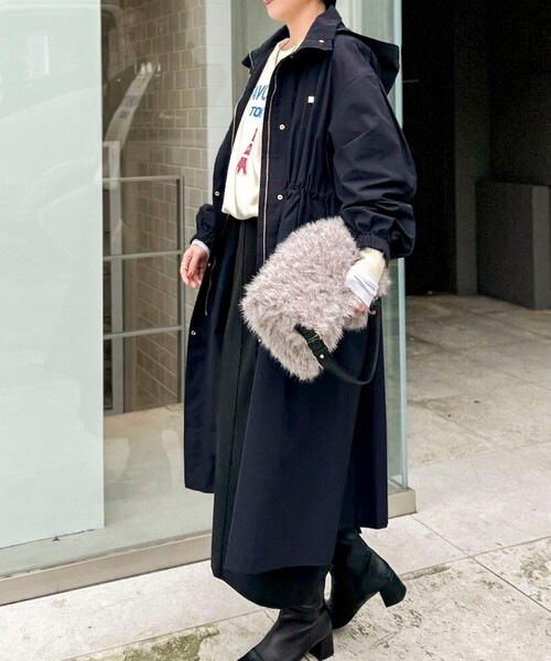 NOLLEY'S（ノーリーズ）の「【撥水加工】フーテッド2WAYコート（その他