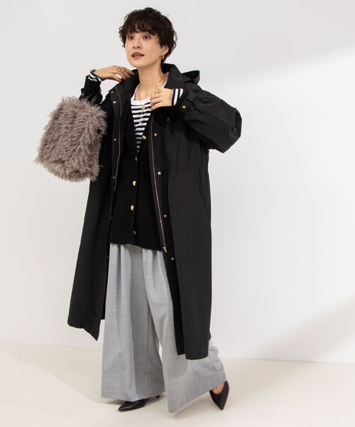 セール】【撥水加工】フーテッド2WAYコート（その他アウター