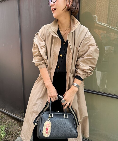NOLLEY’S(ノーリーズ)の「【撥水加工】フーテッド2WAYコート(その他アウター・レディース・ベージュ/ブラック/ネイビー・38/36)」の17枚目の写真