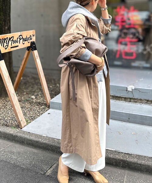 NOLLEY'S（ノーリーズ）の「【撥水加工】フーテッド2WAYコート（その他