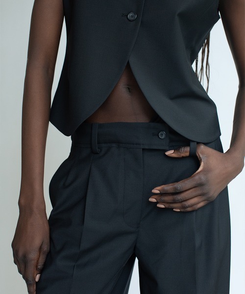 leinwande（ラインヴァンド）】Straight Wool Trousers（その他パンツ