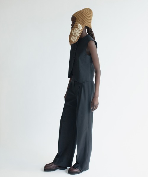 leinwande（ラインヴァンド）】Straight Wool Trousers（その他パンツ