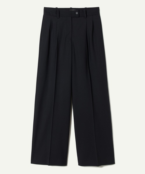 leinwande(ラインヴァンド)の「【leinwande(ラインヴァンド)】Straight Wool Trousers(その他パンツ・レディース・ブラウン/ブラック/グレー・SMALL/MEDIUM)」の9枚目の写真