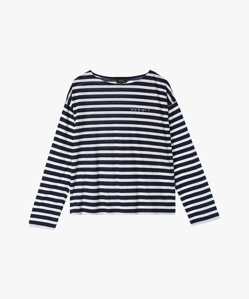 Agnes b アニエスベー　y2k archive ボーダーロンT ボーダーボーイズロングTシャツ ｜To b. by agnès b