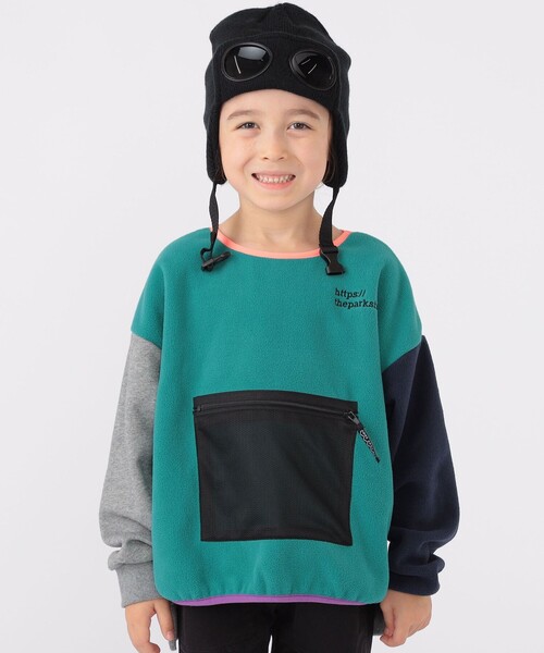 THE PARK SHOP(ザパークショップ)の「【WEB限定】THE PARK SHOP:GOGGLE SNOW CAP(ニットキャップ/ビーニー・キッズ・ブラック/ダークグリーン/グレー/ネイビー・ONE SIZE)」の16枚目の写真