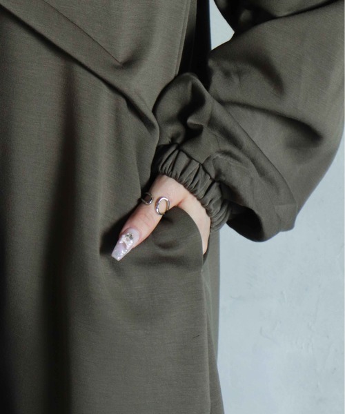 セール】前タックロングワンピース（ワンピース）｜BITTOKO（ビットコ