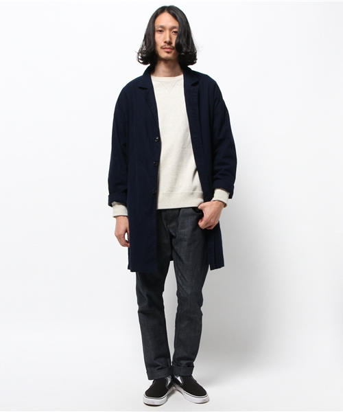 CIAOPANIC（チャオパニック）の「【Ciaopanic】【ONES STROKE】　オーバーコート（その他アウター・メンズ・ネイビー/ブラック・MEDIUM/LARGE）」の2枚目の写真