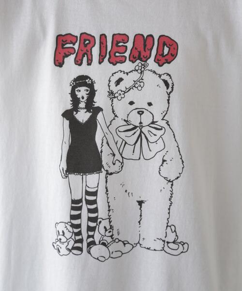 FREE'S MART（フリーズマート）の「【WA01】fulla_kadoTシャツ（Tシャツ/カットソー・レディース・ピンク/ホワイト・FREE）」の15枚目の写真