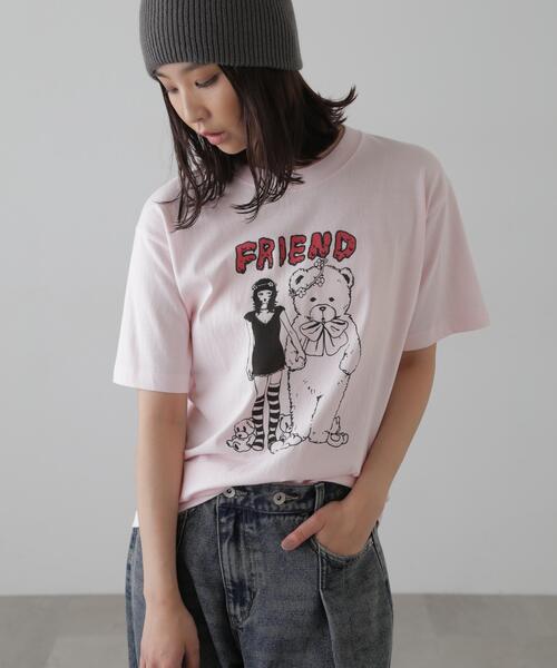 FREE'S MART（フリーズマート）の「【WA01】fulla_kadoTシャツ（Tシャツ/カットソー・レディース・ピンク/ホワイト・FREE）」の18枚目の写真