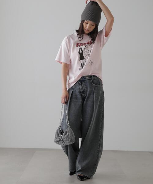 FREE'S MART（フリーズマート）の「【WA01】fulla_kadoTシャツ（Tシャツ/カットソー・レディース・ピンク/ホワイト・FREE）」の22枚目の写真