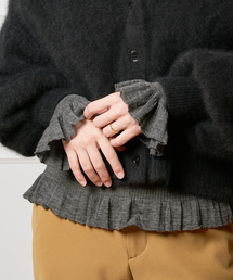babaco/ババコ Fine Wool Ribbed Long Sleeve プルオーバー BA01-LI25