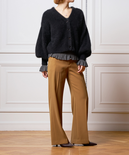 【新品未使用】babaco ババコ ロングスリーブプルオーバー IENA セール】babaco/ババコ Fine Wool Ribbed Long Sleeve プル