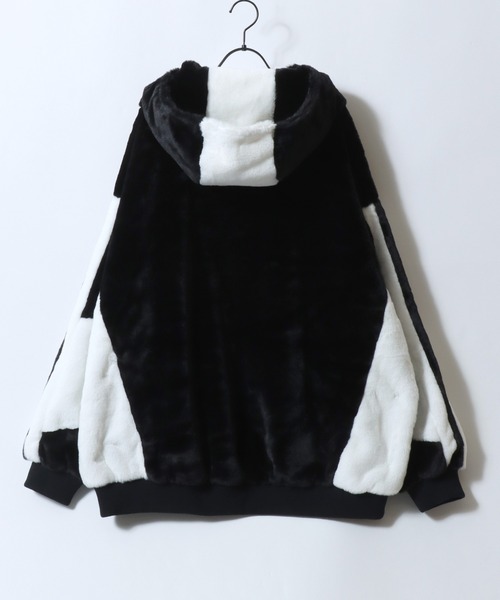 BABY ファージャケット 黒 BABY ファージャケット 黒 カラーファージャケット