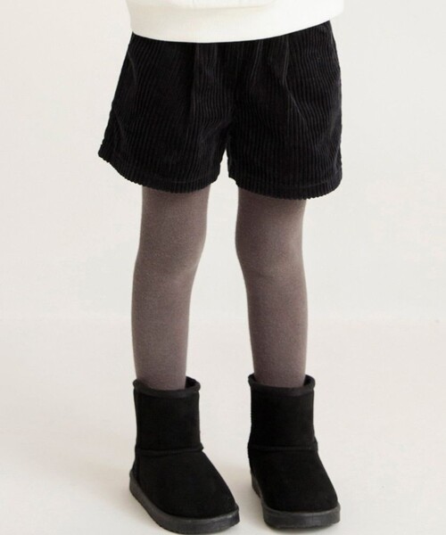 BRANSHES（ブランシェス）の「【綿100％】コーデュロイショートパンツ（その他パンツ・キッズ・ブラック/ブラウン/アイボリー・90/130/140/110/100/120/150）」の2枚目の写真
