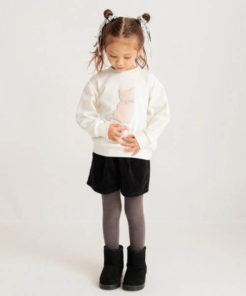 BRANSHES（ブランシェス）の「【綿100％】コーデュロイショートパンツ（その他パンツ・キッズ・ブラック/ブラウン/アイボリー・90/130/140/110/100/120/150）」の4枚目の写真