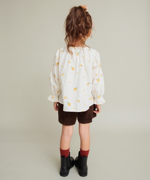 BRANSHES（ブランシェス）の「【綿100％】コーデュロイショートパンツ（その他パンツ・キッズ・ブラック/ブラウン/アイボリー・90/130/140/110/100/120/150）」の8枚目の写真