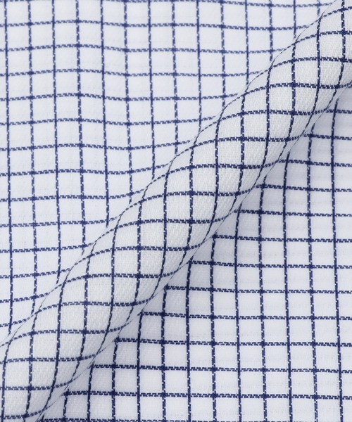TOKYO SHIRTS(トウキョウシャツ)の「超形態安定ノーアイロン ボタンダウン 長袖ビジネスワイシャツ(ビジネスシャツ・メンズ・ネイビー・首回り37cm-裄丈80cm/首回り39cm-裄丈80cm/首回り39cm-裄丈84cm/首回り41cm-裄丈82cm/首回り41cm-裄丈86cm/首回り42cm-裄丈82cm/首回り42cm-裄丈86cm/首回り43cm-裄丈86cm/首回り43cm-裄丈82cm/首回り37cm-裄丈84cm)」の5枚目の写真