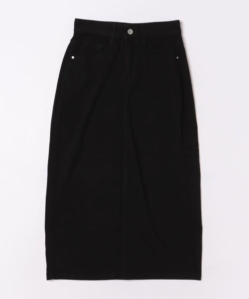 urge：（アージコロン ）の「【URGE：】フロント スリット ペンシル デニムスカート（デニムスカート・レディース・ブラック・X-LARGE/LARGE/MEDIUM/SMALL）」の5枚目の写真