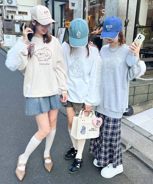 MAJESTIC LEGON（マジェスティックレゴン）の「SZKコラボ チャーミングCAP（キャップ・レディース・サックスブルー/ベージュ/ネイビー・FREE）」の22枚目の写真