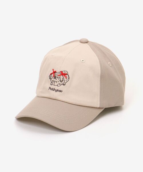 MAJESTIC LEGON（マジェスティックレゴン）の「SZKコラボ チャーミングCAP（キャップ・レディース・サックスブルー/ベージュ/ネイビー・FREE）」の11枚目の写真
